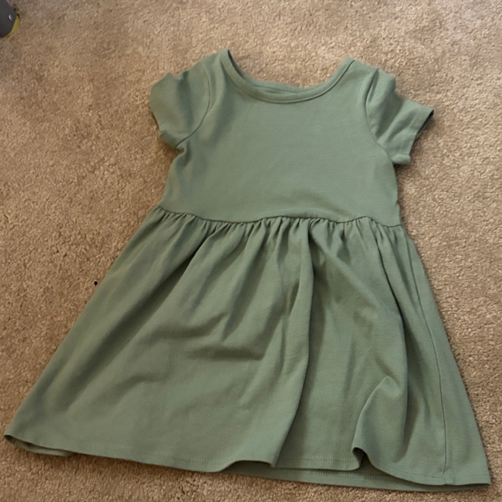Cat & Jack Casual Green Dress for Kids